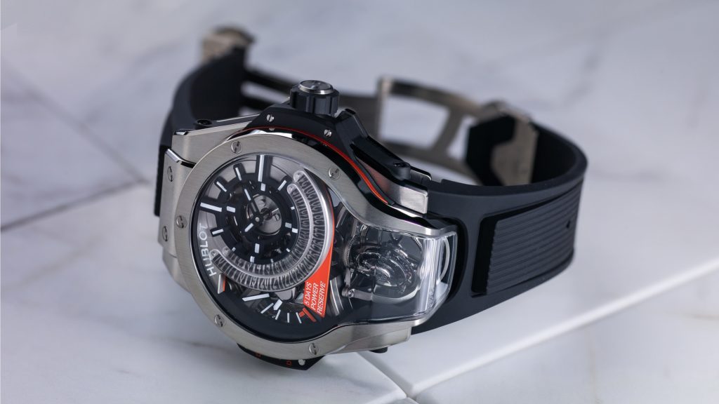 Presentamos el Replicas Hublot MP-09 Tourbillon Bi-Axis