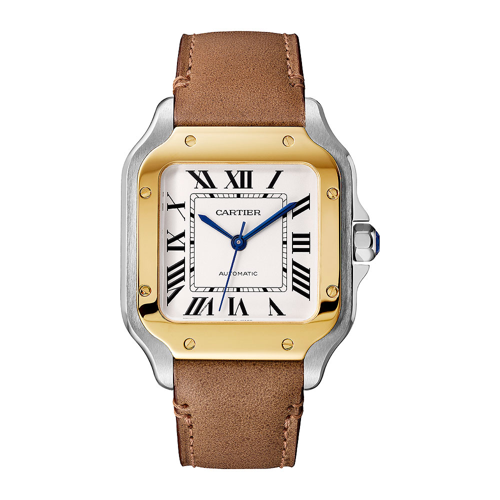 El nuevo Replicas Cartier Santos: el primer reloj de pulsera para hombre obtiene un cambio de imagen moderno